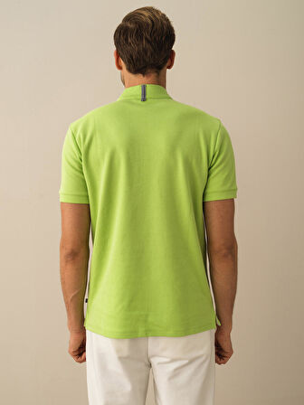 Yeşil Regular Fit Pamuklu Tişört