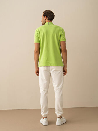 Yeşil Regular Fit Pamuklu Tişört