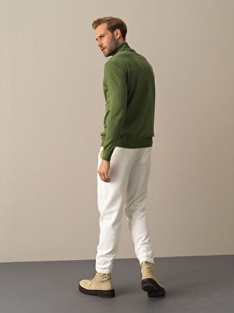 Xint Yeşil Regular Fit Basic Kazak