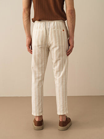 Taş Rengi Regular Fit Pamuklu Pantolon