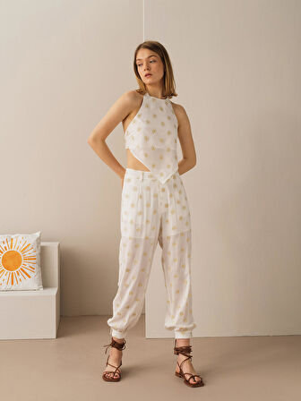 Ekru Regular Fit  Bluz