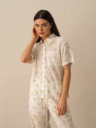Ekru Regular Fit  Gömlek