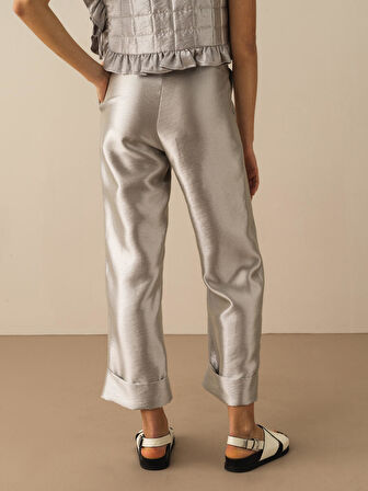 Gri Regular Fit  Pantolon