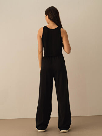 Siyah Regular Fit Atlet