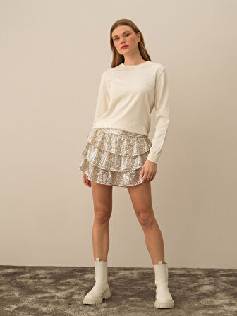 Xint Beyaz Regular Fit Basic Kazak