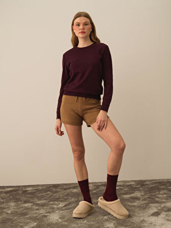 Xint Bordo Regular Fit Basic Kazak