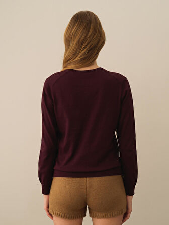 Xint Bordo Regular Fit Basic Kazak