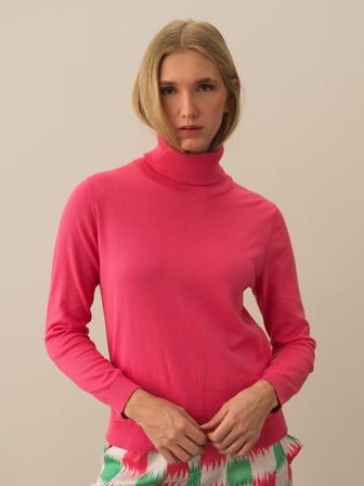 Xint Pembe Pamuk Dokulu Regular Fit Kazak