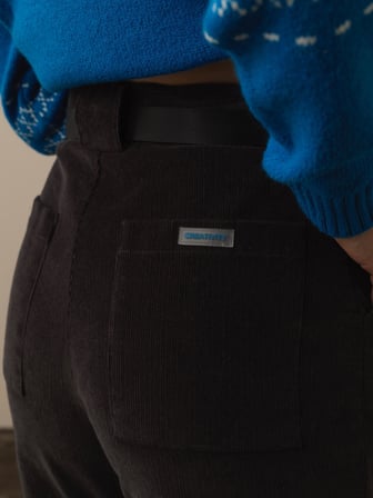 Xint Koyu Gri Pamuk Dokulu Regular Fit Pantolon