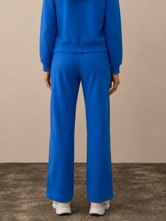 Xint Mavi Pamuk Dokulu Regular Fit Sweat Pantolon