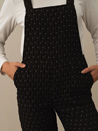 Xint Siyah Formunu Koruyan Regular Fit Tulum