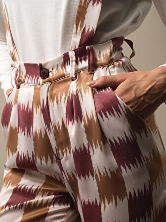 Xint Bordo Formunu Koruyan Regular Fit Tulum