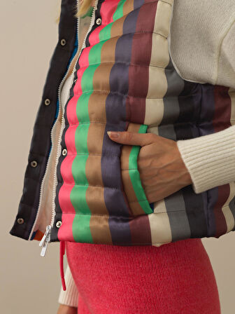 Xint Yeşil Formunu Koruyan Regular Fit Yelek