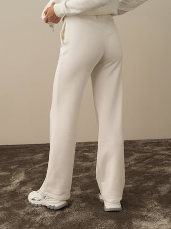 Xint Ekru Pamuk Dokulu Regular Fit Sweat Pantolon