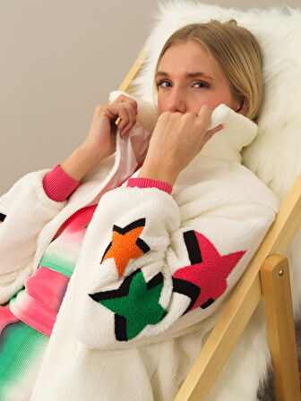 Xint Kırık Beyaz Formunu Koruyan Oversize Sweatmont