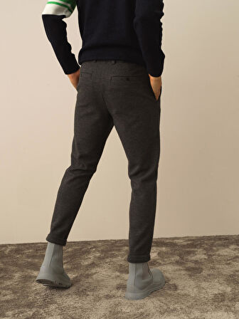 Xint Antra Dokulu Esnek Dokulu Slim Fit Jogger Pantolon