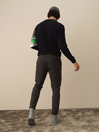 Xint Antra Dokulu Esnek Dokulu Slim Fit Jogger Pantolon