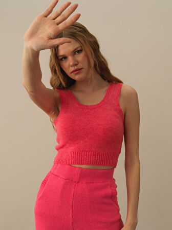 Xint Pembe Lüks Pamuk Dokulu Regular Fit Atlet