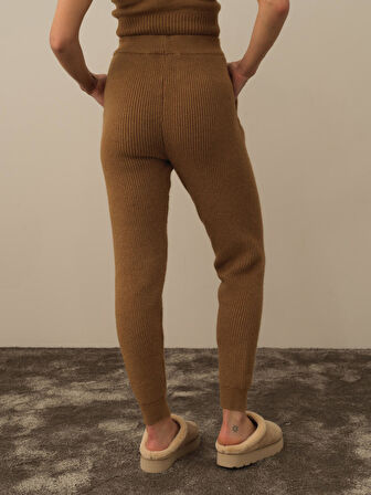 Xint Camel Lüks Pamuk Dokulu Regular Fit Pantolon