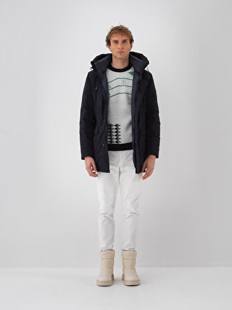 Xint Lacivert Formunu Koruyan Regular Fit Mont