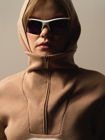 Xint Camel Formunu Koruyan Oversize Kazak