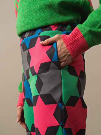 Xint Mavi Formunu Koruyan Regular Fit Pantolon