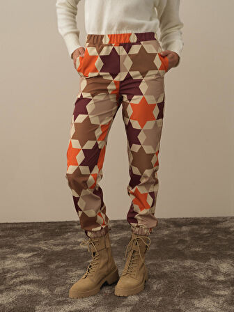 Xint Bordo Formunu Koruyan Regular Fit Pantolon