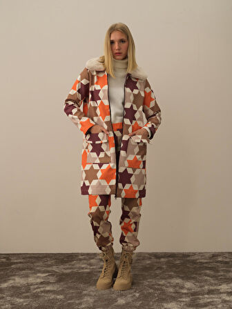 Xint Bordo Formunu Koruyan Regular Fit Mont