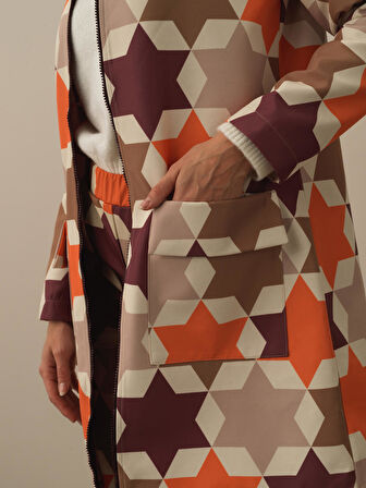 Xint Bordo Formunu Koruyan Regular Fit Mont