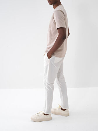Ekru Regular Fit  Jogger Pantolon