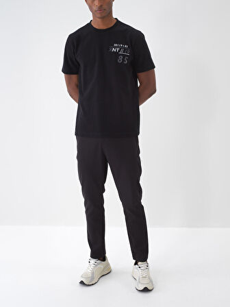 Siyah Slim Fit Pamuklu Pantolon