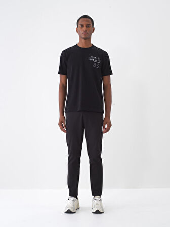 Siyah Slim Fit Pamuklu Pantolon