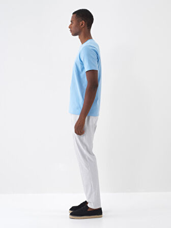 Mavi Slim Fit Pamuklu Tişört