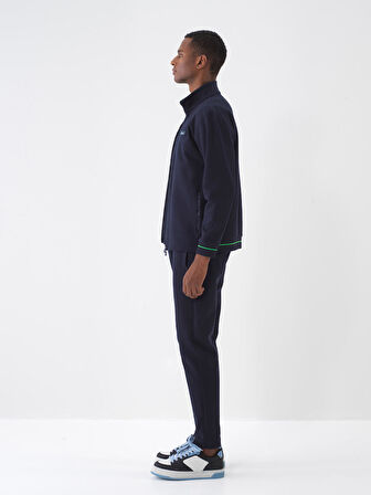 Lacivert Regular Fit Pamuklu Sweatmont