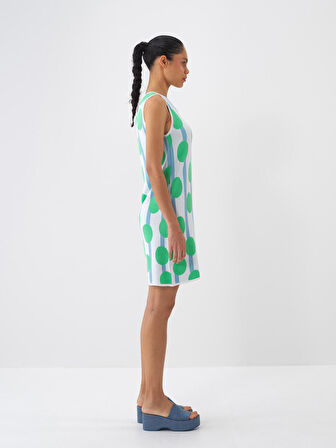 Yeşil Oversize  Elbise