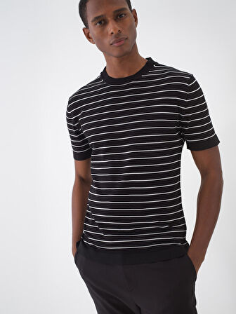 Siyah Regular Fit  Kazak