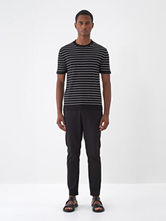 Siyah Regular Fit  Kazak