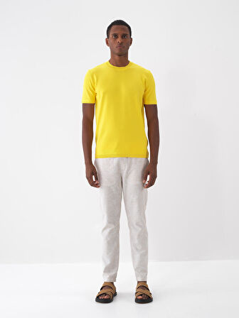 Sarı Regular Fit  Kazak
