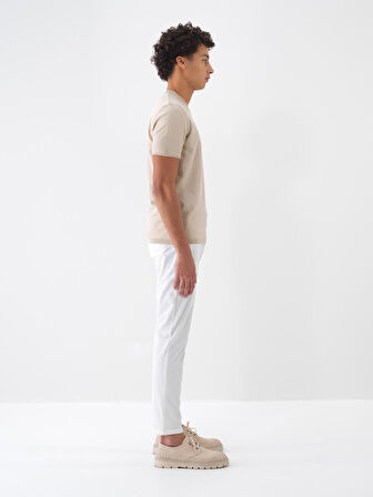 Taş Rengi Regular Fit  Kazak