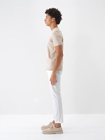 Taş Rengi Regular Fit  Kazak