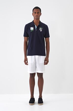 Xint Erkek Lacivert Polo Yaka T-shirt 502136  