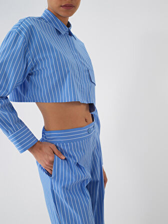 Mavi Regular Fit Pamuklu Gömlek