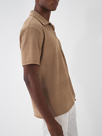 Camel Regular Fit  Tişört