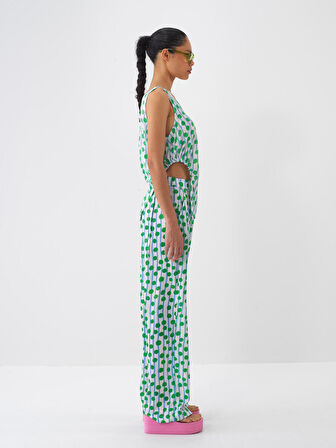 Yeşil Oversize  Bluz