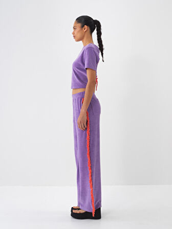 Lila Regular Fit Pamuklu Sweat Pantolon
