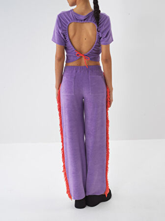 Lila Regular Fit Pamuklu Sweat Pantolon