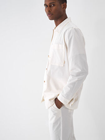 Ekru Regular Fit  Ceket