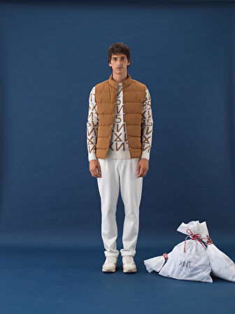 Xint Camel Formunu Koruyan Regular Fit Yelek