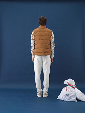 Xint Camel Formunu Koruyan Regular Fit Yelek