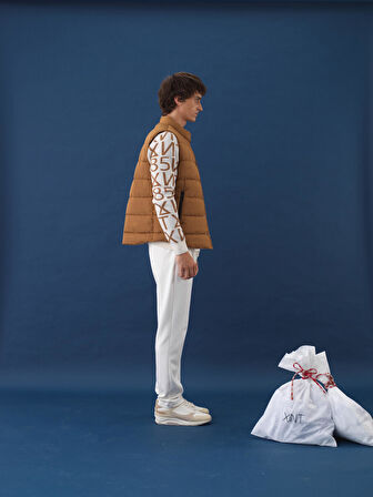 Xint Camel Formunu Koruyan Regular Fit Yelek
